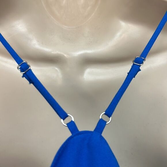 J. Crew Factory Blue Scalloped neck camisole NWT size 14 - Picture 8 of 13